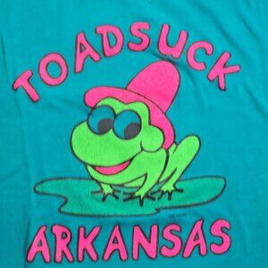 Vintage 1983 Toadsuck, Arkansas Cotton T-shirt, Women's 3XL